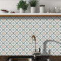 Peel & Stick 8×8 Inch Floor Tiles for Kitchen & Bathroom (10 Pc Set)