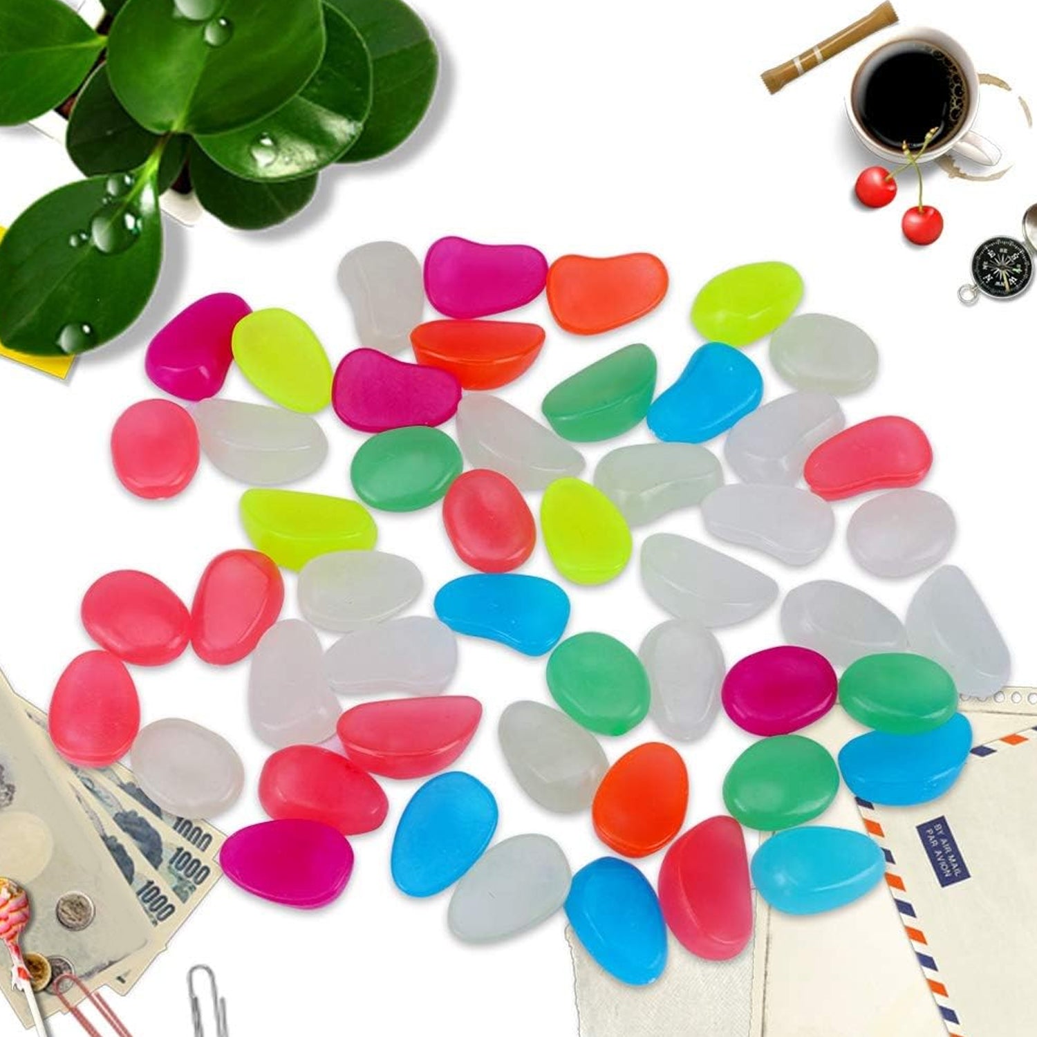 Multi-Color Decorative Stone for Garden Stone Set