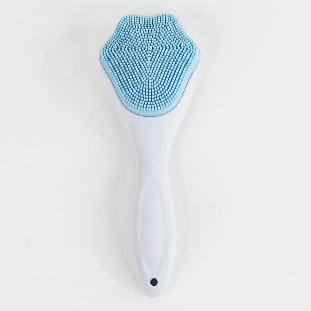 Silicone Face Scrubber Exfoliating Brush, Manual Handheld Facial Cleansing (1 Pc)