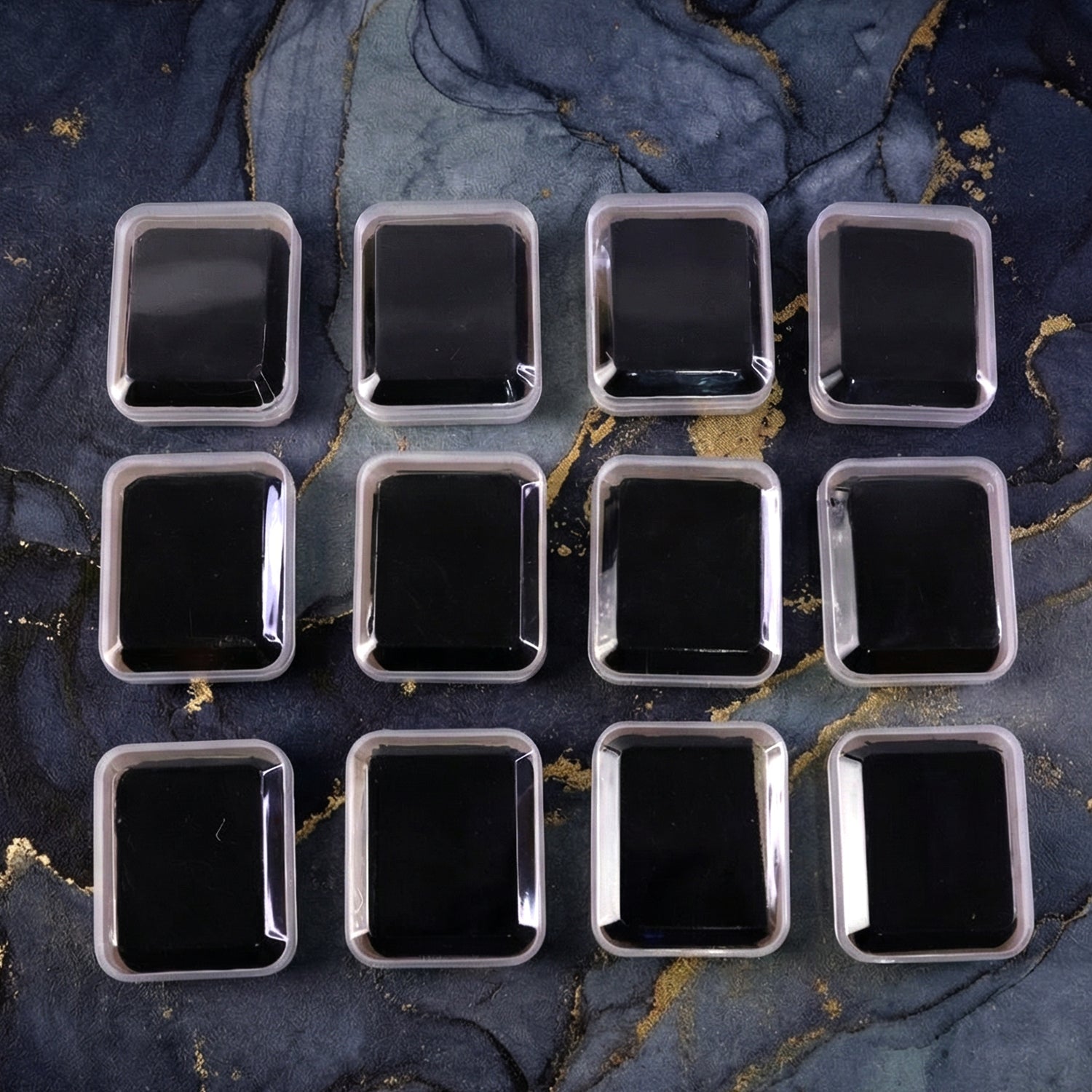 Mini Jewellery Storage Box for Rings, Earrings & Small Accessories (12 Pc)