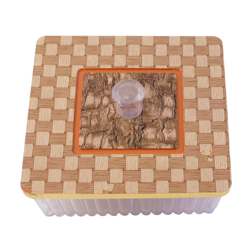 Plastic Multipurpose Dry Fruit Chocolates Mouth Box (1 Pc)