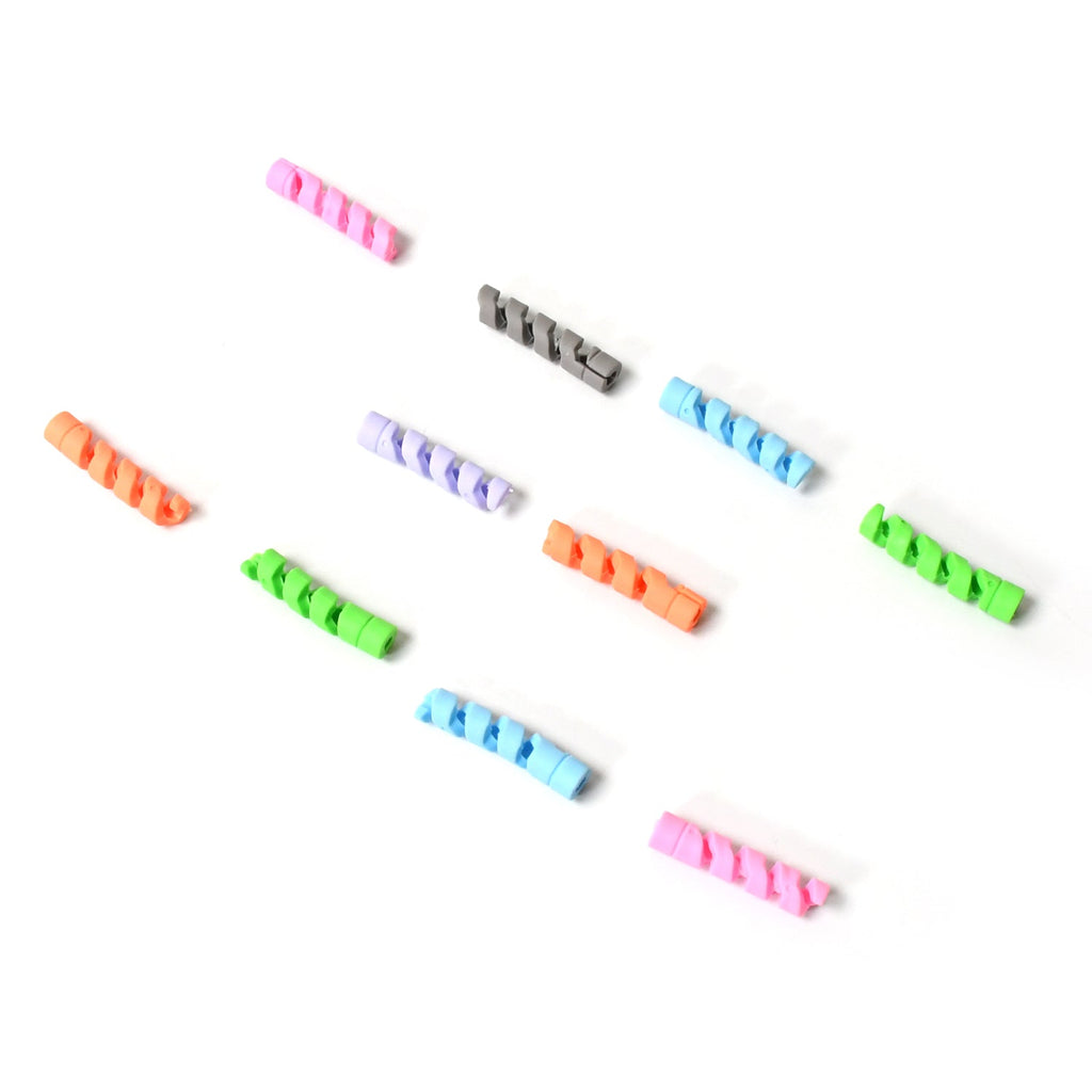 Spiral Charger Cable Protector for All Universal Cable (Pack of 10)