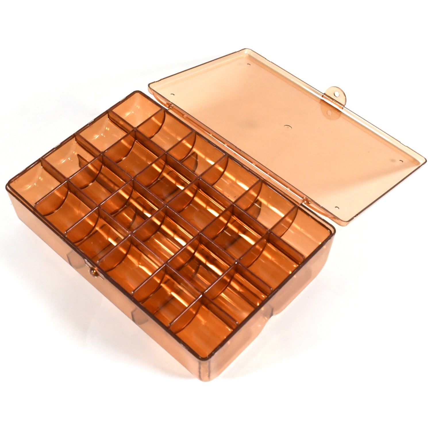 2-Layer Acrylic Jewelry Storage Box with 30 Compartment Dustproof Organizer