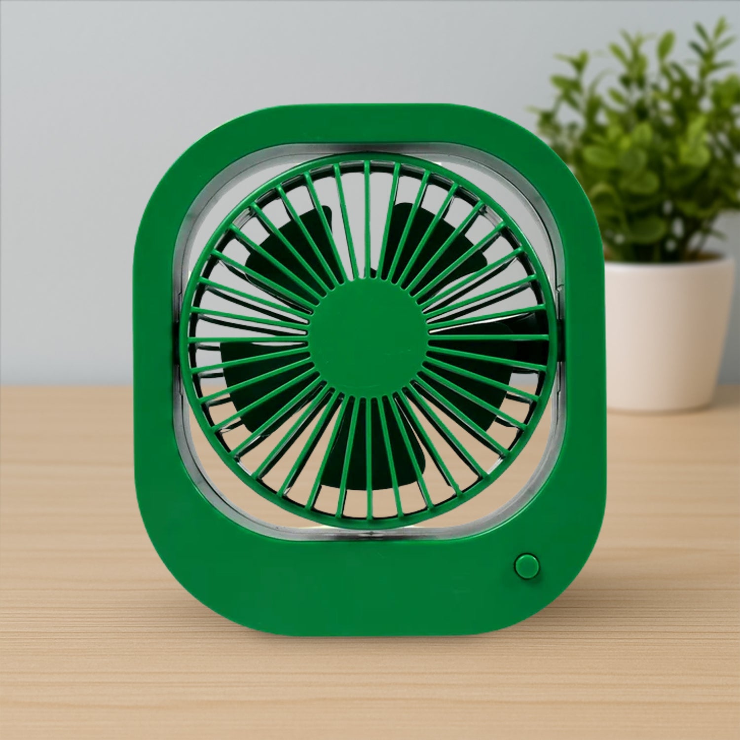 Portable USB Fan Rechargeable 2-Speed 180° Rotating Quiet Personal Fan