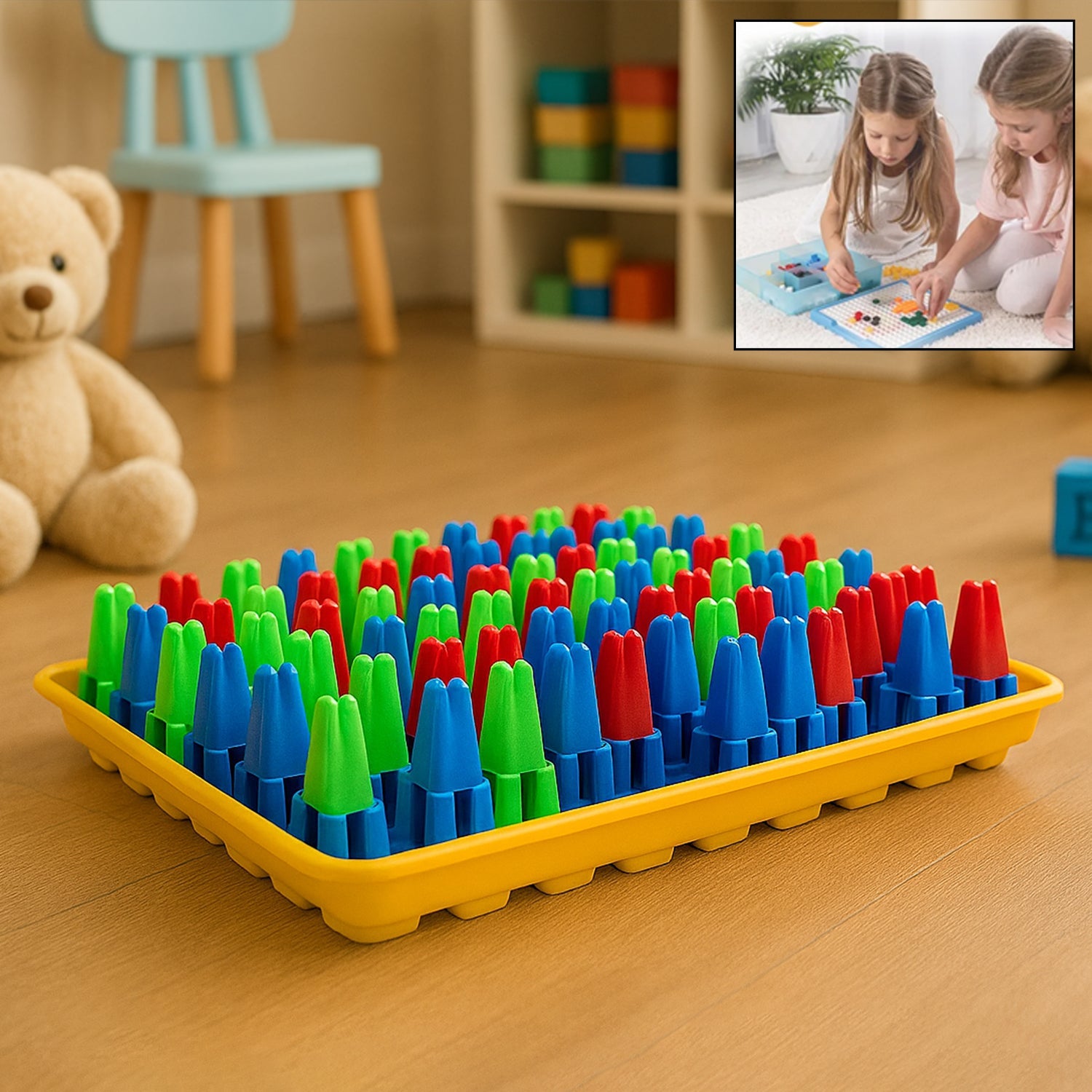 Plastic Color Crush Game Board Educational Puzzle Game for Kids and Adults  Gift