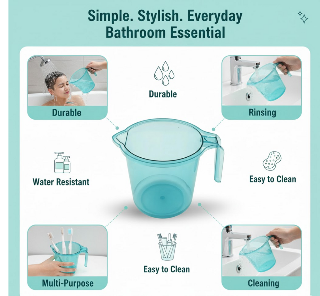 Bathroom Essentials: Stylish Mug for Organization (Muga, Mix Color)