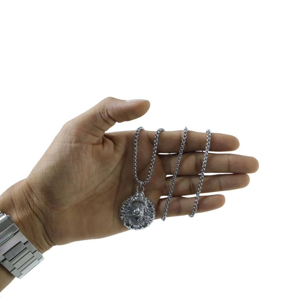 Hanuman faceLocket With Chain, Pendant Necklace Chain (1 Pc)