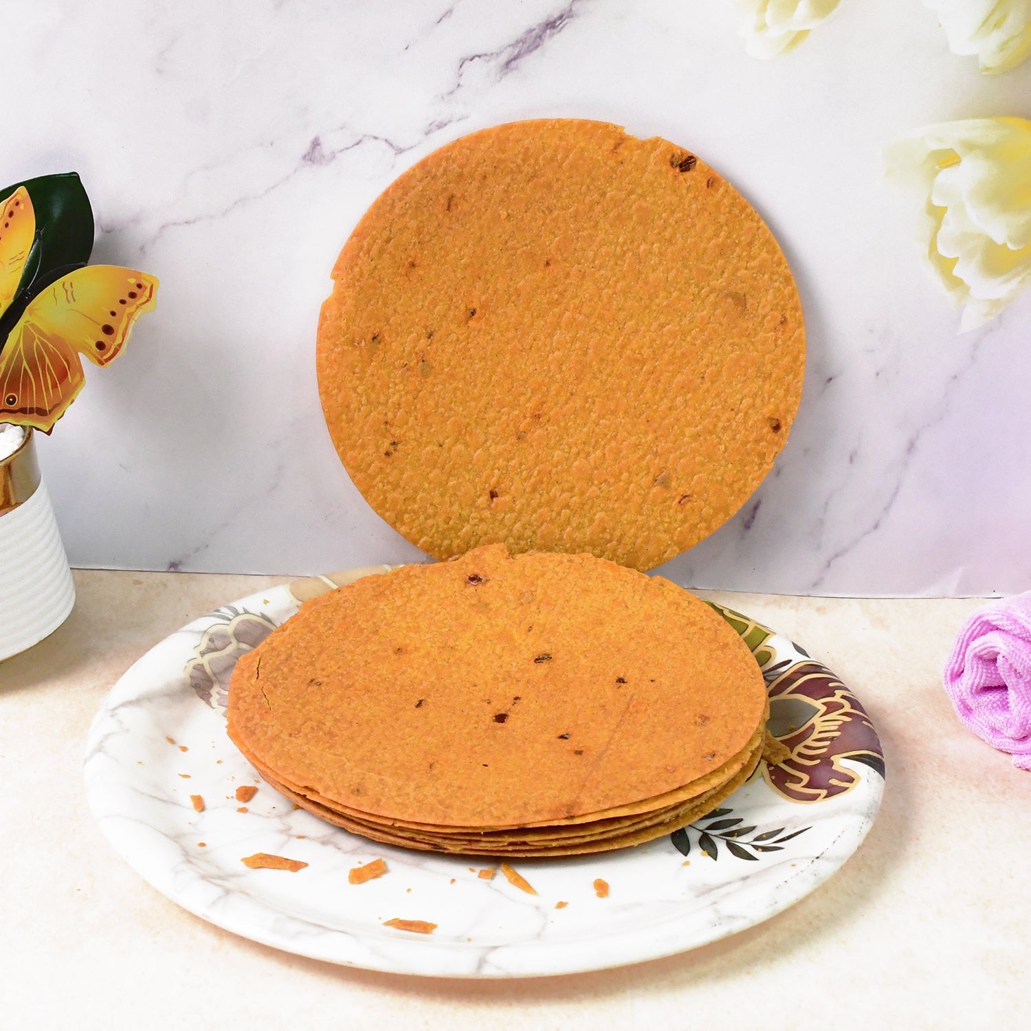 Maniarr's Gingy Bajri Khakhra Wheat Chips (180Gm)