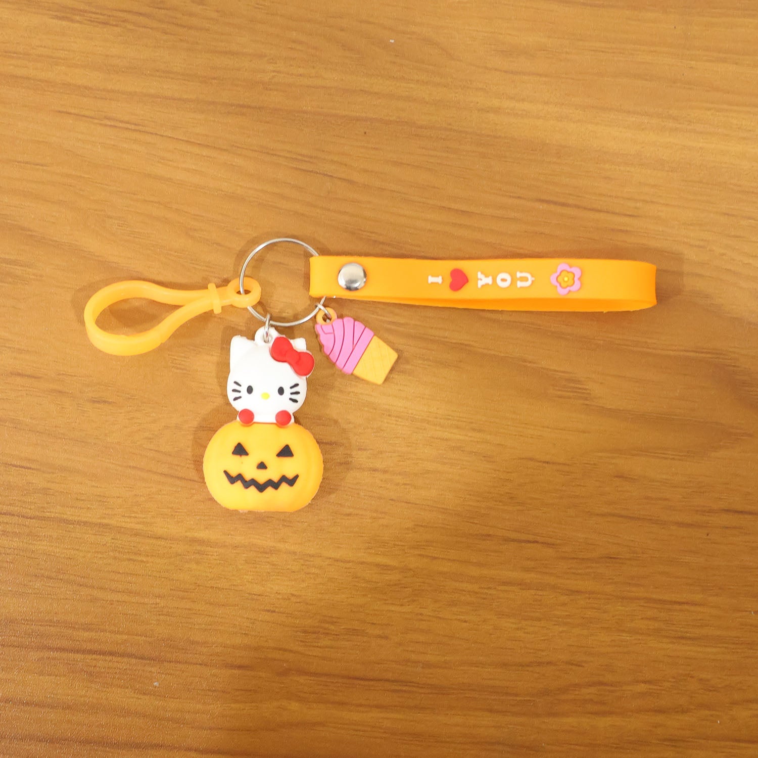 Stylish kitty pumpkin accessory