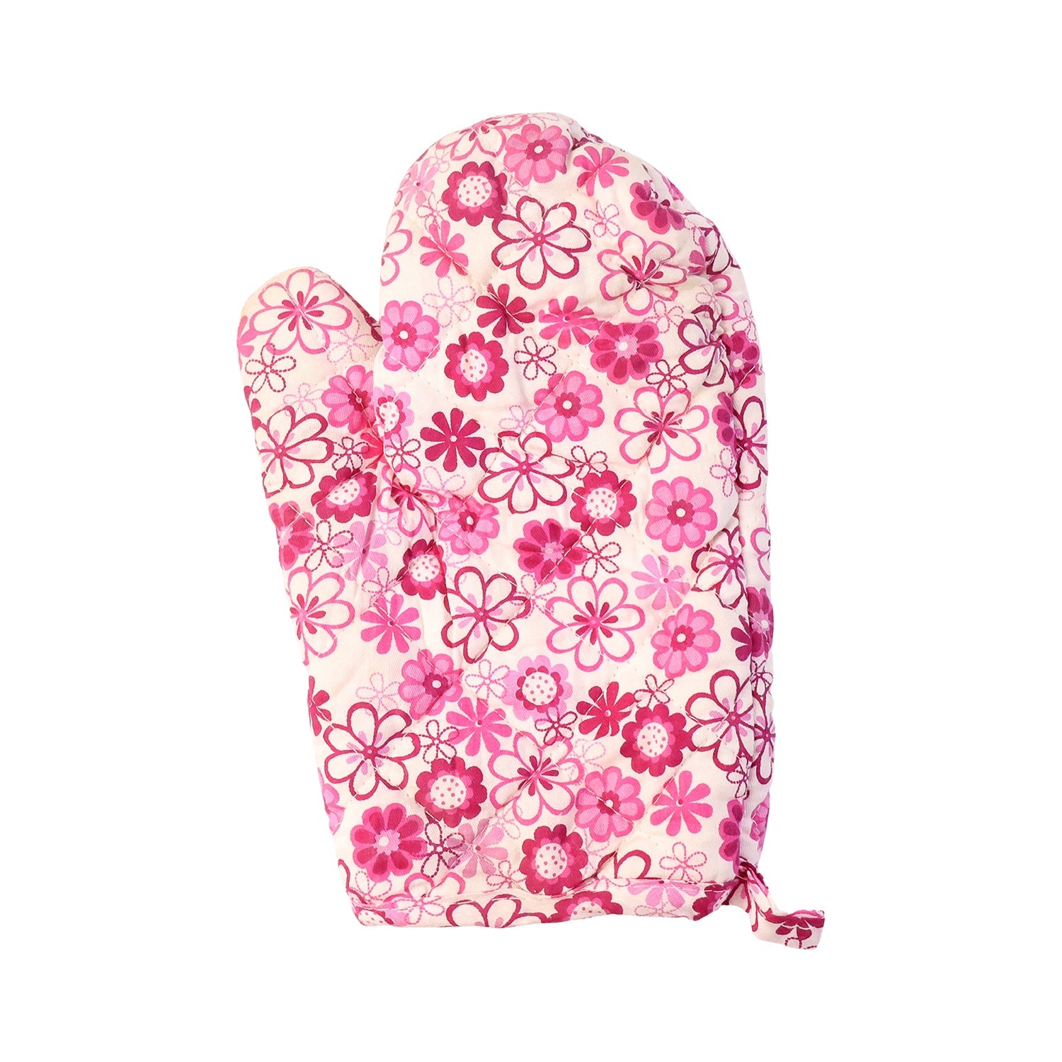 Designer Multicoloured Oven Mitt and Pot Holder (24 Cm)